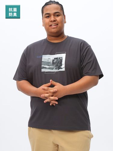 半袖 Tシャツ 抗菌 消臭 防臭 ワンポイントロゴ ししゅう クルーネック