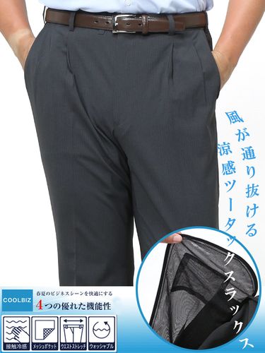 大きいサイズ メンズ SAKAZEN 春夏対応 クールビズ対応 風が通りやすい