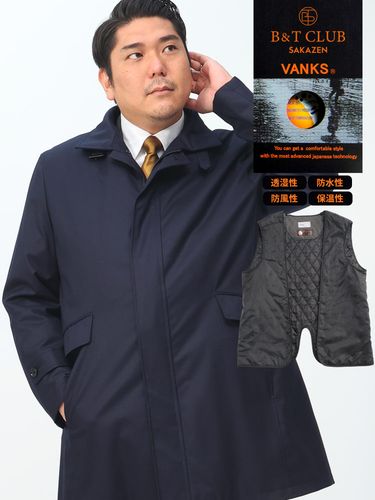 ステンカラー コート 中綿 シングル アウター フォーマル 秋冬 大きい