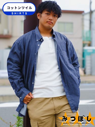 シャツジャケット リップストップ カーゴ アウター ジャケット 襟付き