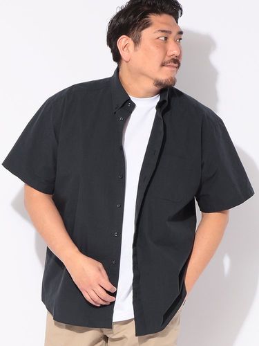 シャツ 半袖 メンズ 大きいサイズ ストレッチ 冷感 BREEZE DENIM