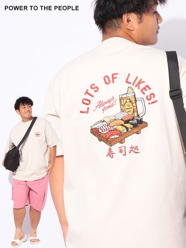 半袖Tシャツ 盆栽 刺繍 「JAPAN」 トップス 刺繍 和柄 大きいサイズ