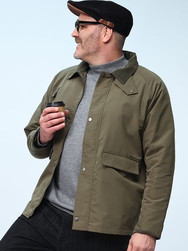 シャツジャケット リップストップ カーゴ アウター ジャケット 襟付き