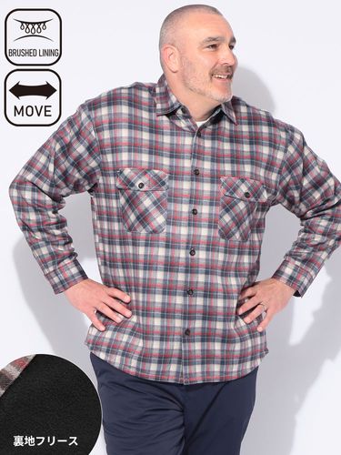 長袖シャツ フランネル チェック柄 レギュラー トップス チェック