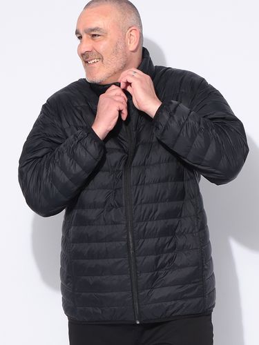 中綿ジャケット Thermore 撥水 無地 フルジップ アウター ブルゾン