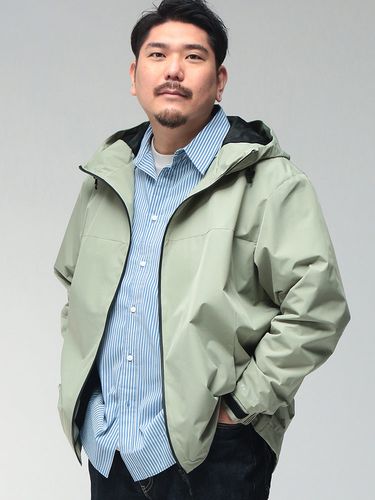 シャツジャケット リップストップ カーゴ アウター ジャケット 襟付き