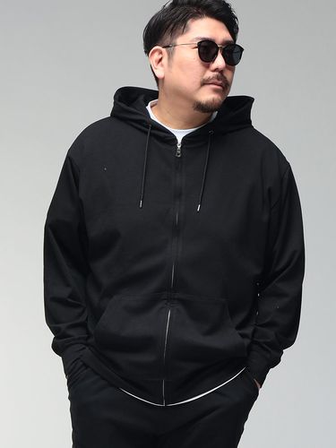 パーカー 裏起毛 ワンポイント刺繍 フルジップ トップス フード 暖かい