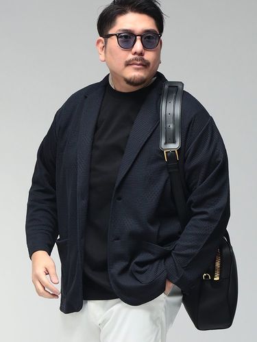　ジャケット　メンズ　Lサイズ 大きいサイズ メンズ B＆T CLUB (ビーアンドティークラブ) 無地