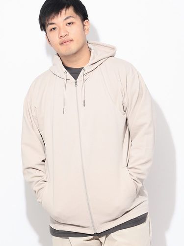 極美品FAT全面背面ロゴ刺繍パーカー 13.3oz.サイズFAT(XL) グレー パーカー 長袖 メンズ 大きいサイズ FAT ANIMALS クジラプリント