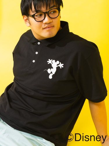 Ed Hardy 鹿の子プリント半袖ポロシャツ (1278-4516) 3L 4L 5L 6L 8L