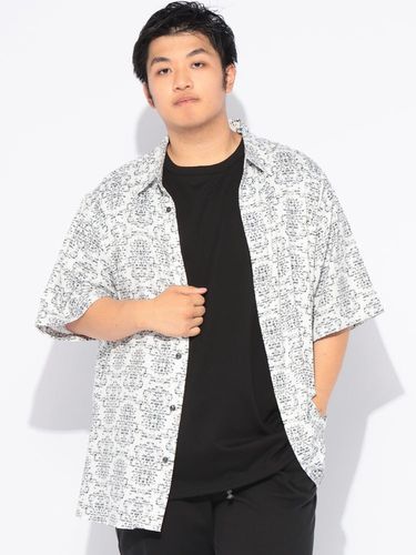 シャツ 半袖 メンズ 大きいサイズ FAT ANIMALS マリン＆クジラ