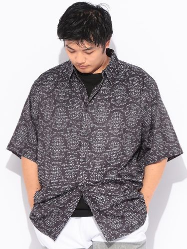 シャツ 半袖 メンズ 大きいサイズ FAT ANIMALS マリン＆クジラ