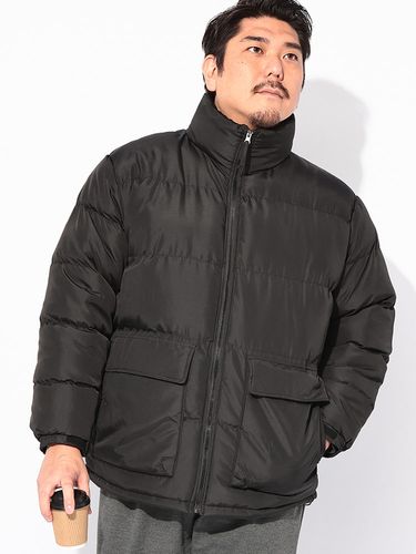 中綿ジャケット Thermore 撥水 無地 フルジップ アウター ブルゾン