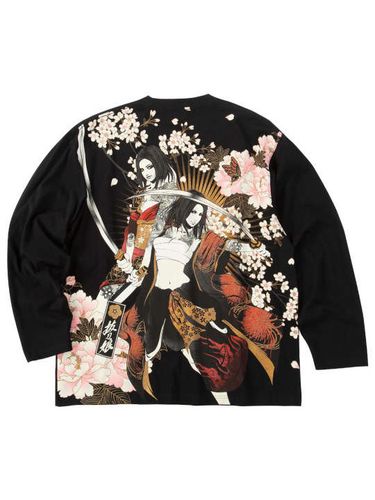 絡繰魂抜刀娘 凛&穂乃花長袖Tシャツ (1258-5350) 3L 4L 5L 6L 8L