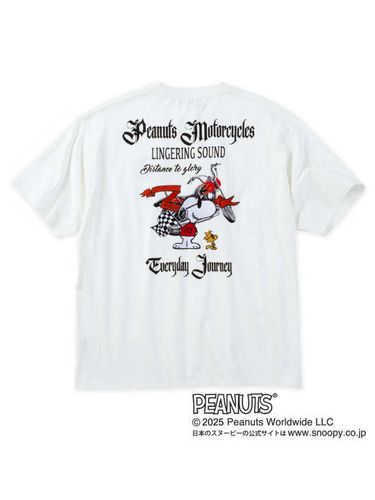 FLAGSTAFF×PEANUTS スヌーピーコラボ半袖Tシャツ (1278-5595) 3L 4L 5L