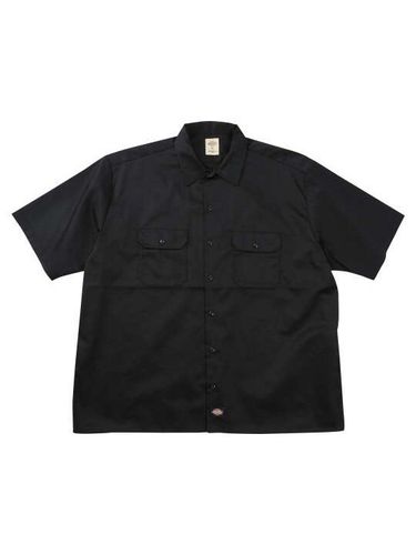斑*領様 knosisワークシャツ黒 Msize 試着のみ BEN DAVIS レーサーレトロ刺繍ワーク半袖シャツ (1277-6260) 3L 4L 5L