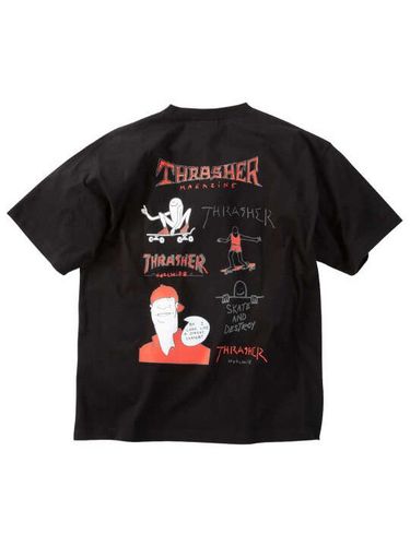 Ed Hardy 鹿の子プリント半袖ポロシャツ (1278-4516) 3L 4L 5L 6L 8L