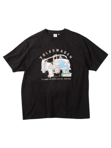 b-one-soul DUCK DUDEシルバープリント半袖Tシャツ (1258-6291) 3L 4L