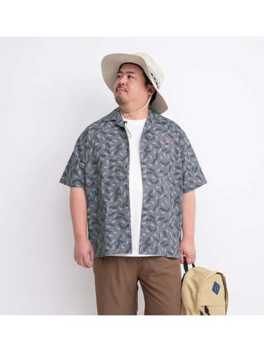 シャツ 半袖 メンズ 大きいサイズ FAT ANIMALS マリン＆クジラ