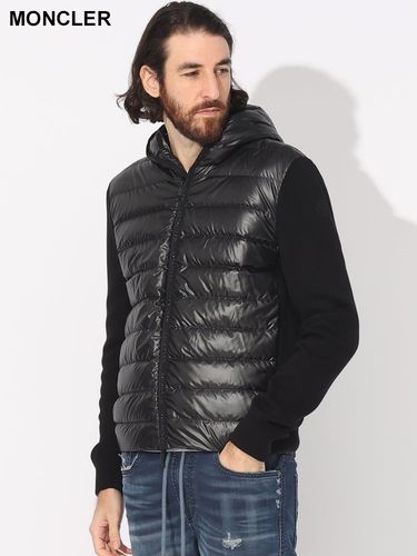 MONCLER (モンクレール) フロントダウン フルジップ ニット