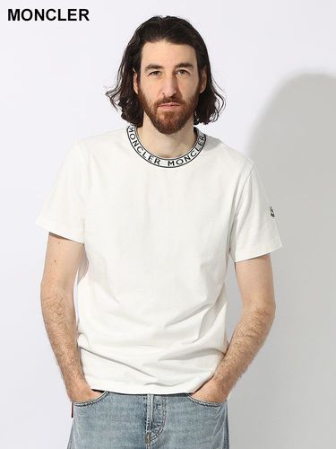MONCLER (モンクレール) オバケワッペン ブランドロゴ クルーネック T