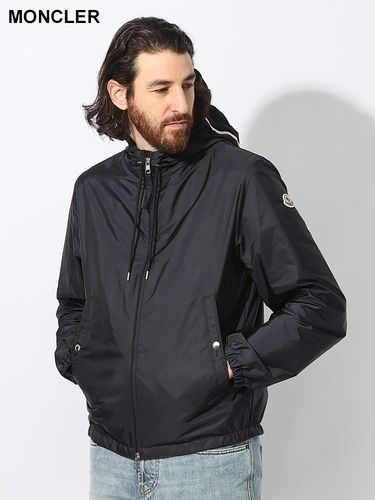 雑誌掲載品！MONCLER レース ナイロン ジャケット ブルゾン モンクレール MONCLER (モンクレール) 撥水 袖モノグラムバンド ナイロン