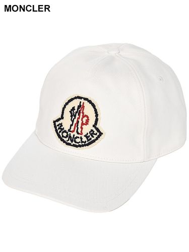 MONCLER (モンクレール) ロゴ サガラワッペン ベースボール キャップ