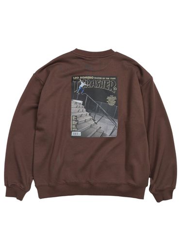 THRASHER (スラッシャー) 裏起毛 フェード加工 クルーネック