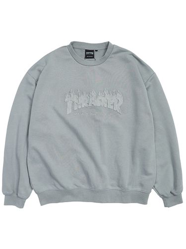 THRASHER (スラッシャー) ピグメント加工 フルジップ パーカー メンズ