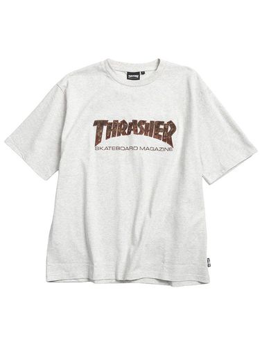 THRASHER (スラッシャー) FLAME LOGO Tシャツ 半袖 バックプリント