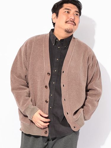 長袖カーディガン Wフェイス クルーネック トップス 羽織 ボタン 春 秋