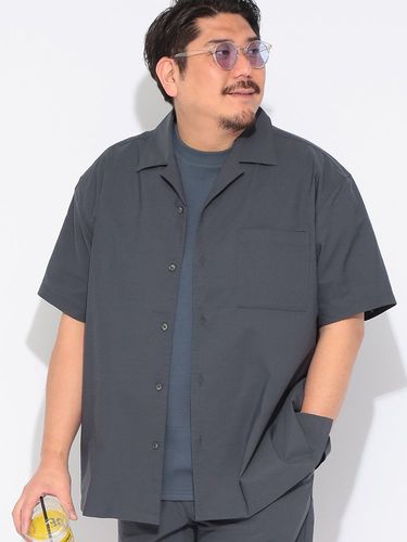 メッシュ 半袖 アロハシャツ 大きいサイズ メンズ X1(3L～4L相当) X2