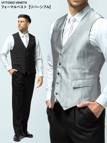 VITTORIO VENETO ヴィットリオ・ヴェネト 衿無し シンプル フォーマル