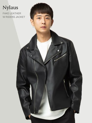 GYPSY & SONSシングルライダースジャケット ユーズド加工 綿100%M GYPSY & SONSシングルライダースジャケット ユーズド加工 綿100%M