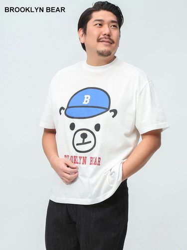 半袖 Tシャツ フォトグラフィック×刺繍 クルーネック トップス シャツ