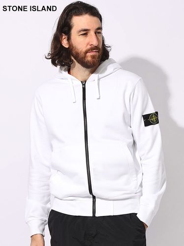STONE ISLAND (ストーンアイランド) 裏毛 ロゴパッチ ポケット付き