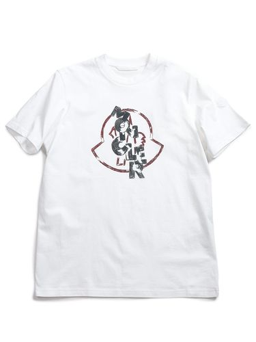 MONCLER (モンクレール) レタリングプリント 袖ロゴワッペン クルー