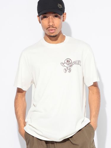 MONCLER (モンクレール) 刺繍ロゴ クルーネック 半袖 Tシャツ