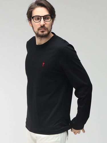 AMI PARIS (アミパリス) エンボスロゴ クルーネック 半袖 Tシャツ
