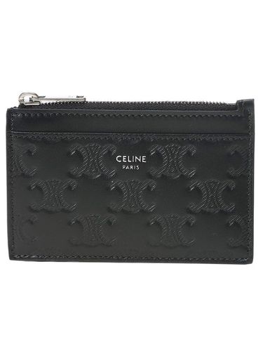CELINE (セリーヌ) トリオンフ シャイニーカーフスキン 二つ折り財布