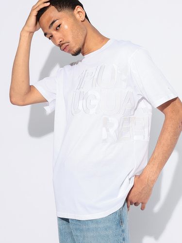 HERNO (ヘルノ) ロゴ刺繍 クルーネック 半袖 Tシャツ メンズ IT46 IT48