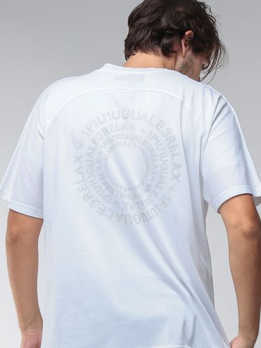 HERNO (ヘルノ) クレープジャージ 無地 クルーネック 半袖 Tシャツ