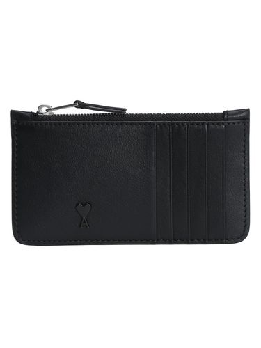 AMI PARIS (アミパリス) レディース 財布 ワンポイント フォールド