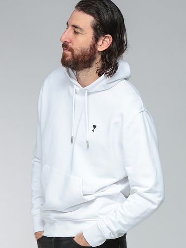 OAMC(オーエーエムシー) フロントクリアポケット バッグ センタージップ 裏起毛 スウェット メンズ import：XL 【中古】【ブランド古着バズストア】 OAMC (オーエーエムシー) 裏起毛 クルーネック トレーナー WORLD