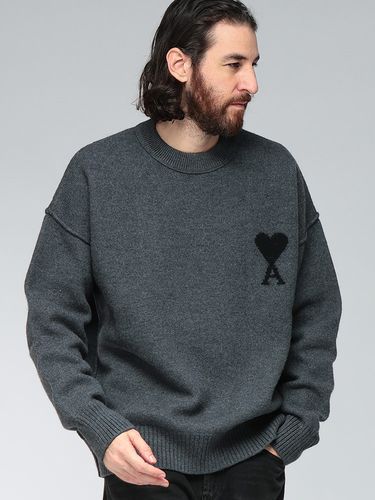 AMI PARIS (アミパリス) Ami de Coeur アルパカ混 ニット セーター