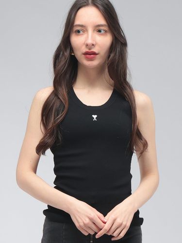 新品 アレキサンダーワン ロゴ タンクトップ ブラック レディース Alexander Wang(アレキサンダーワン) タンクトップ(レディース