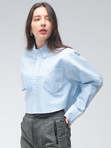 Maison Kitsune (メゾン キツネ) レディース シャツ 長袖 クロップド