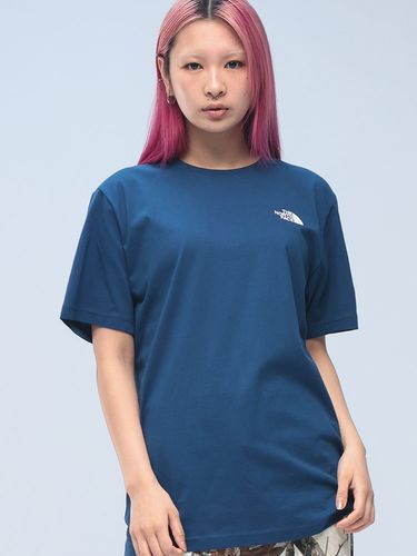 THE NORTH FACE (ザ ノースフェイス) ロゴ刺繍 クルーネック 半袖 T