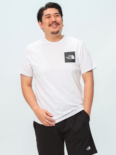 ザノースフェイス Tシャツ 【XL】Uネック ロゴ 大きいサイズ カジュアル THE NORTH FACE (ザ ノースフェイス) ネックロゴ バックライン クルー