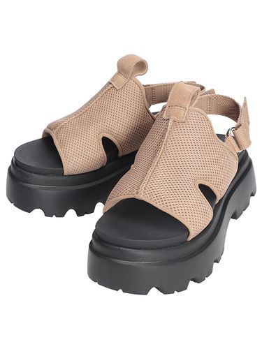 UGG (アグ) レディース ストライプサンダル GOLDENGAZE SLIDE